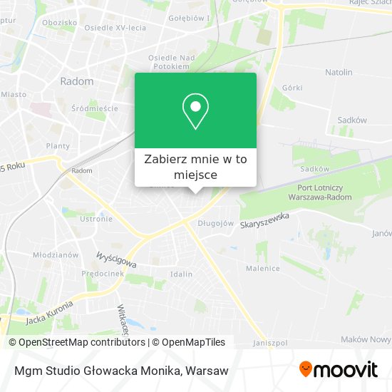 Mapa Mgm Studio Głowacka Monika