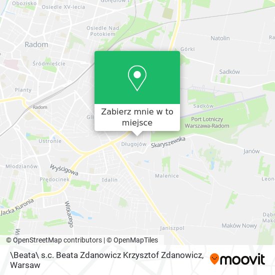 Mapa \Beata\ s.c. Beata Zdanowicz Krzysztof Zdanowicz