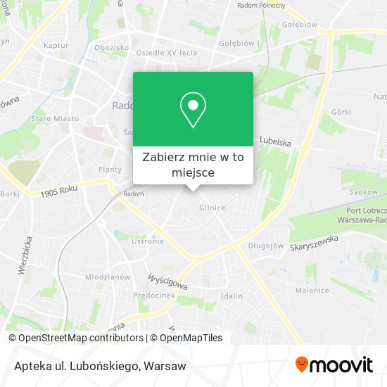 Mapa Apteka ul. Lubońskiego