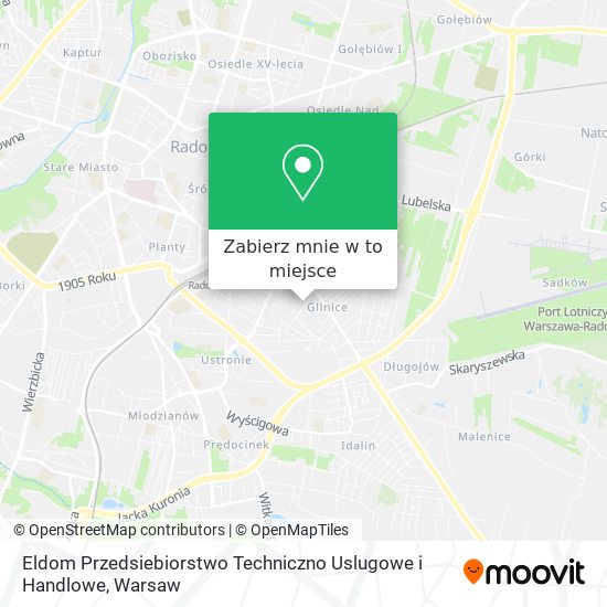 Mapa Eldom Przedsiebiorstwo Techniczno Uslugowe i Handlowe