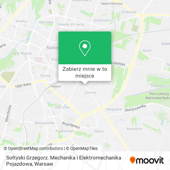 Mapa Sołtyski Grzegorz. Mechanika i Elektromechanika Pojazdowa