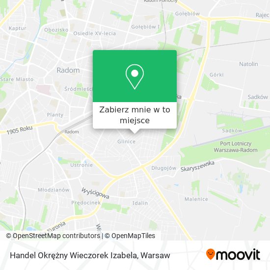 Mapa Handel Okrężny Wieczorek Izabela