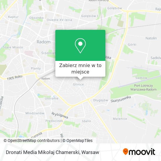 Mapa Dronati Media Mikołaj Chamerski