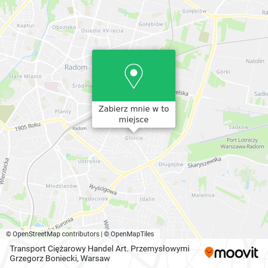 Mapa Transport Ciężarowy Handel Art. Przemysłowymi Grzegorz Boniecki