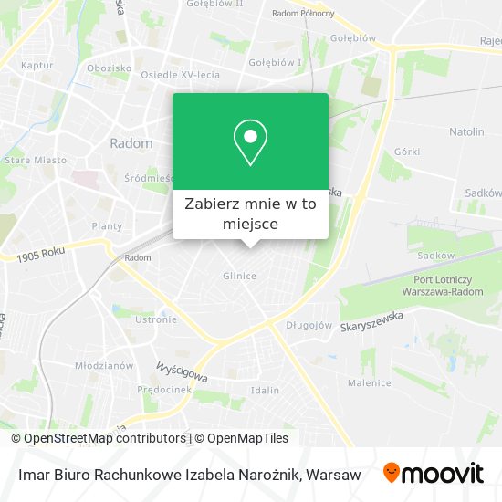 Mapa Imar Biuro Rachunkowe Izabela Narożnik