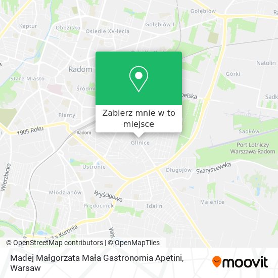 Mapa Madej Małgorzata Mała Gastronomia Apetini