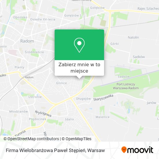 Mapa Firma Wielobranżowa Paweł Stępień