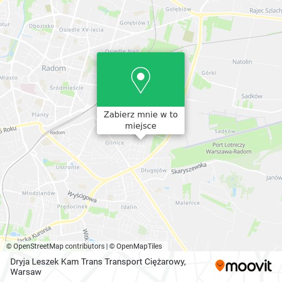 Mapa Dryja Leszek Kam Trans Transport Ciężarowy