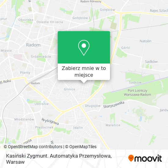 Mapa Kasiński Zygmunt. Automatyka Przemysłowa