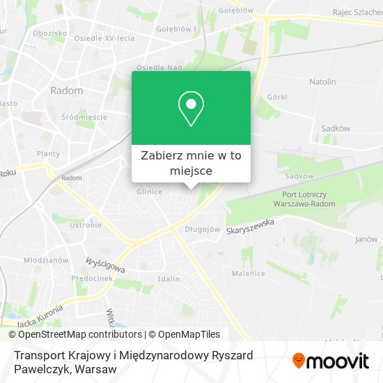 Mapa Transport Krajowy i Międzynarodowy Ryszard Pawelczyk