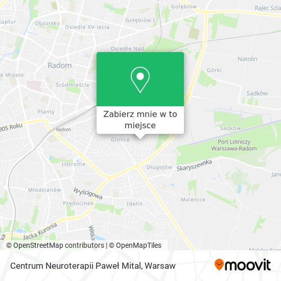 Mapa Centrum Neuroterapii Paweł Mital