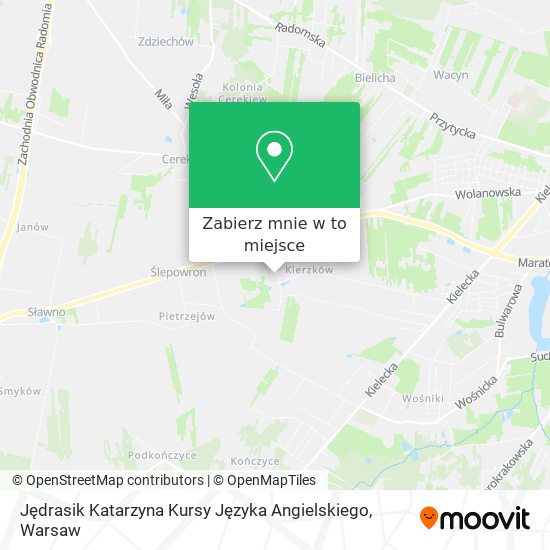 Mapa Jędrasik Katarzyna Kursy Języka Angielskiego