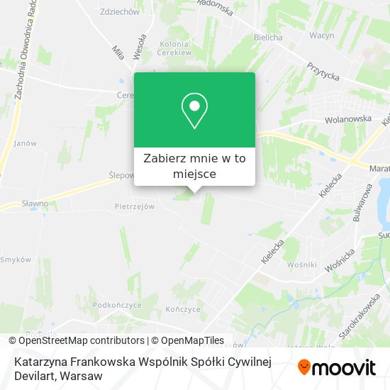 Mapa Katarzyna Frankowska Wspólnik Spółki Cywilnej Devilart
