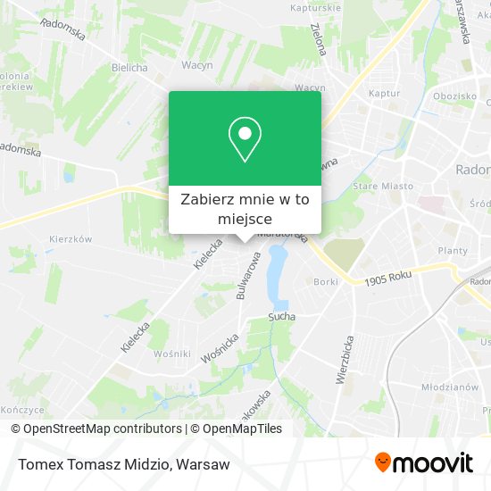 Mapa Tomex Tomasz Midzio