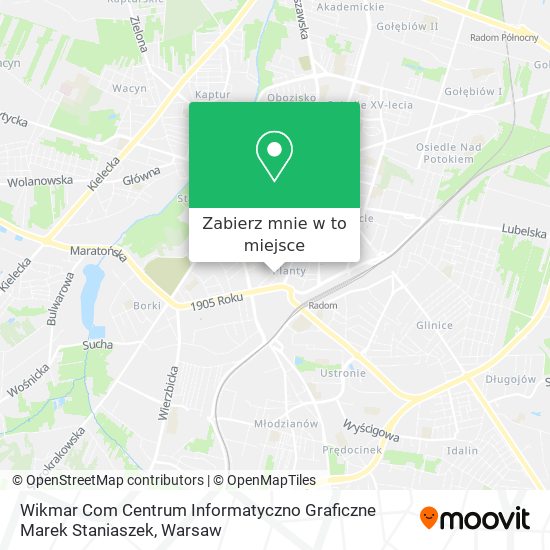 Mapa Wikmar Com Centrum Informatyczno Graficzne Marek Staniaszek