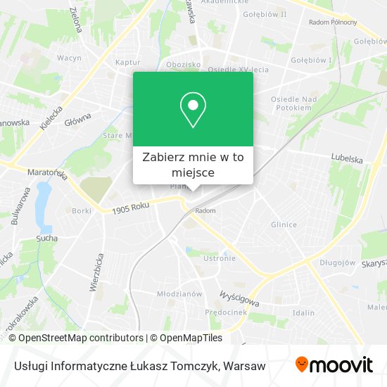 Mapa Usługi Informatyczne Łukasz Tomczyk