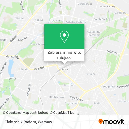 Mapa Elektronik Radom