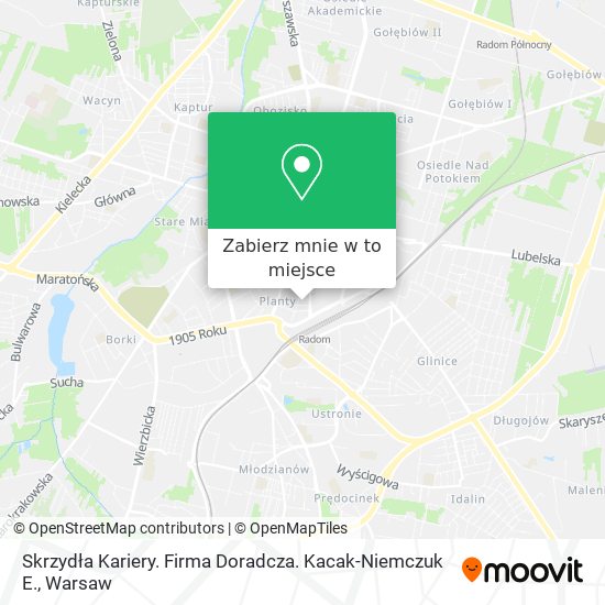 Mapa Skrzydła Kariery. Firma Doradcza. Kacak-Niemczuk E.