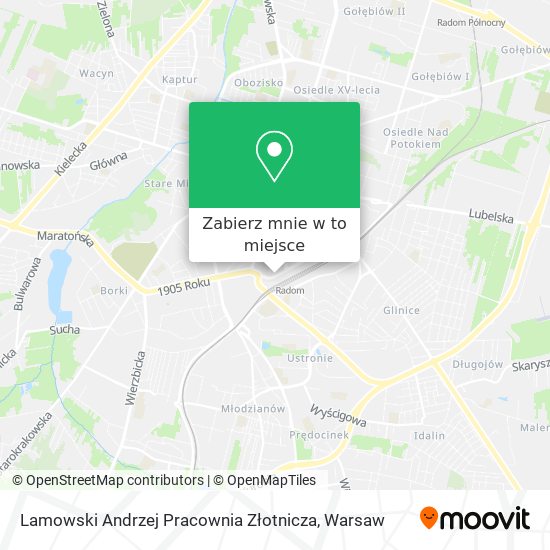 Mapa Lamowski Andrzej Pracownia Złotnicza