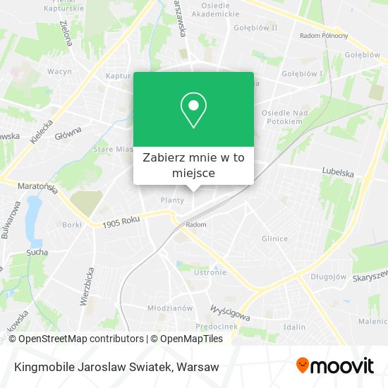 Mapa Kingmobile Jaroslaw Swiatek