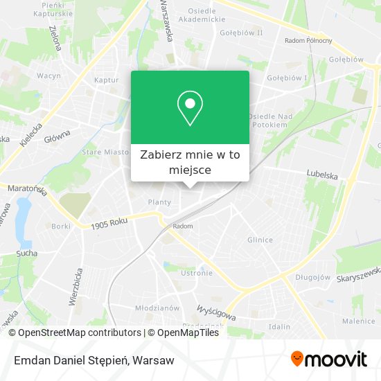 Mapa Emdan Daniel Stępień