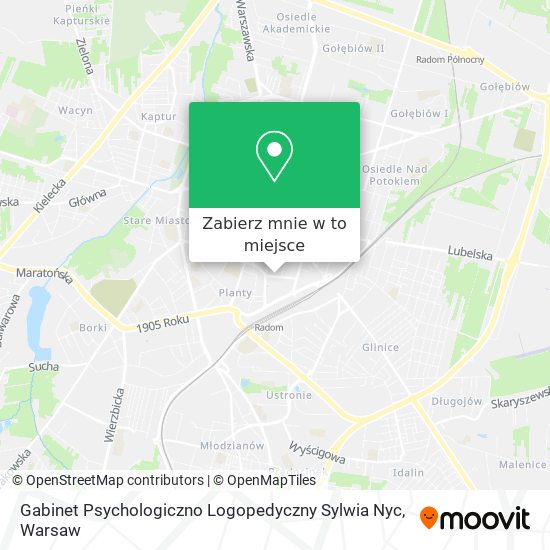 Mapa Gabinet Psychologiczno Logopedyczny Sylwia Nyc