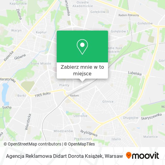 Mapa Agencja Reklamowa Didart Dorota Książek