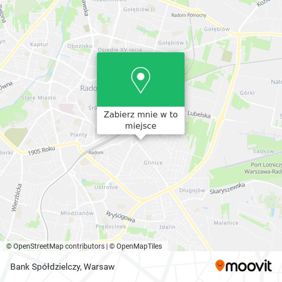 Mapa Bank Spółdzielczy