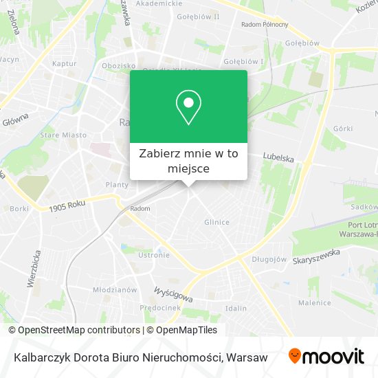 Mapa Kalbarczyk Dorota Biuro Nieruchomości