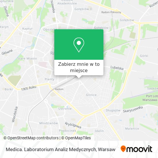 Mapa Medica. Laboratorium Analiz Medycznych