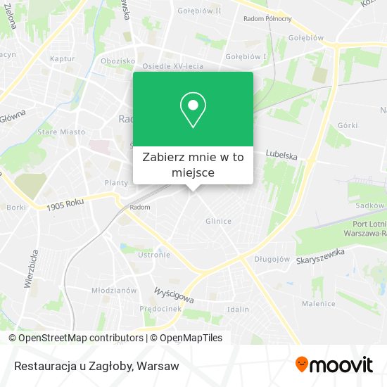 Mapa Restauracja u Zagłoby