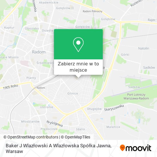 Mapa Baker J Wlazłowski A Wlazłowska Spółka Jawna