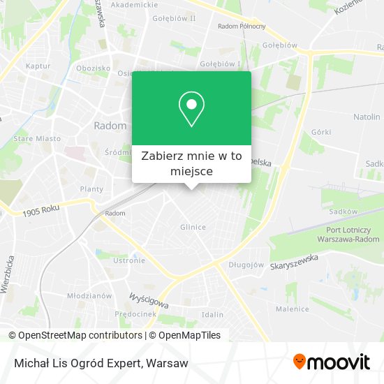 Mapa Michał Lis Ogród Expert