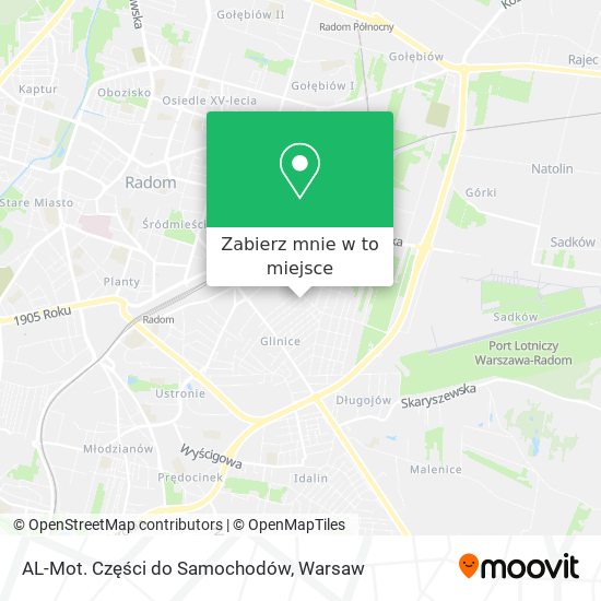 Mapa AL-Mot. Części do Samochodów