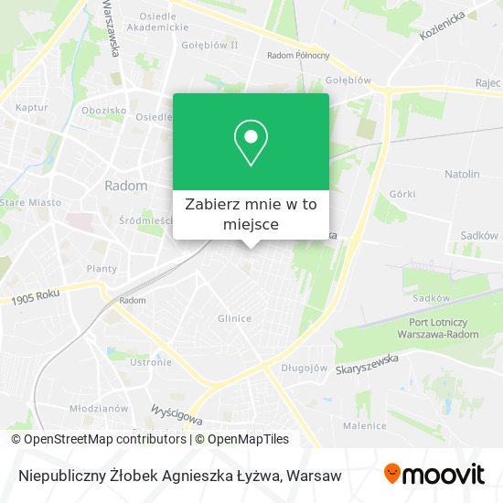 Mapa Niepubliczny Żłobek Agnieszka Łyżwa