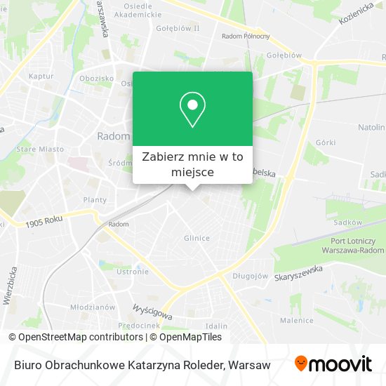 Mapa Biuro Obrachunkowe Katarzyna Roleder