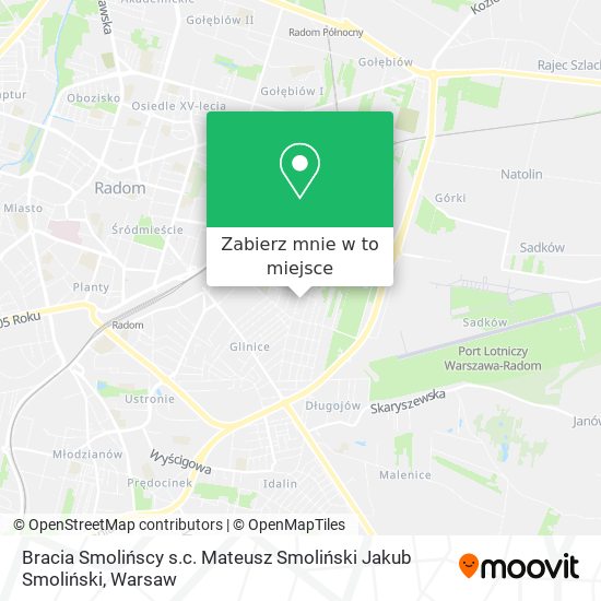 Mapa Bracia Smolińscy s.c. Mateusz Smoliński Jakub Smoliński