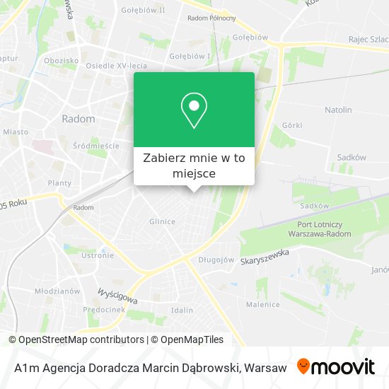 Mapa A1m Agencja Doradcza Marcin Dąbrowski