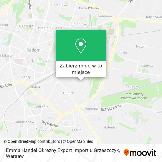 Mapa Emma Handel Okreżny Export Import u Grzeszczyk