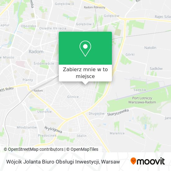 Mapa Wójcik Jolanta Biuro Obsługi Inwestycji