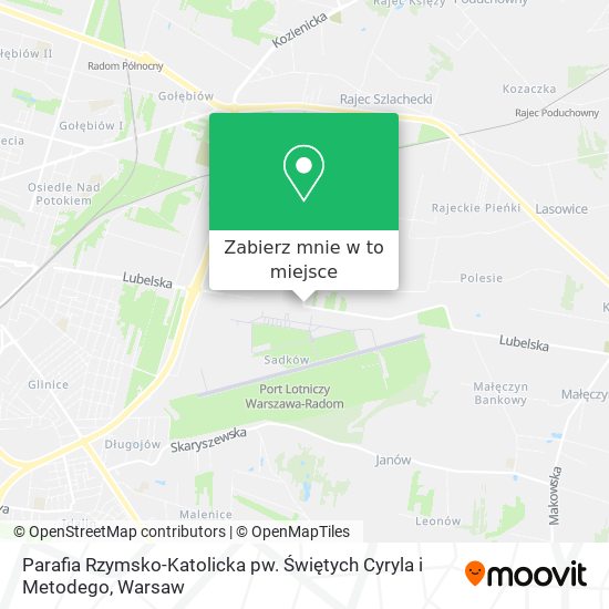 Mapa Parafia Rzymsko-Katolicka pw. Świętych Cyryla i Metodego