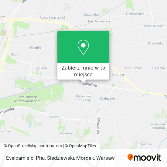 Mapa Evelcam s.c. Phu. Śledziewski, Mordak