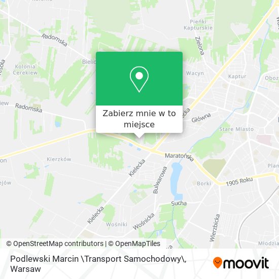 Mapa Podlewski Marcin \Transport Samochodowy\