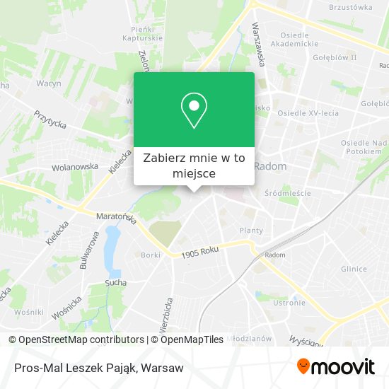 Mapa Pros-Mal Leszek Pająk