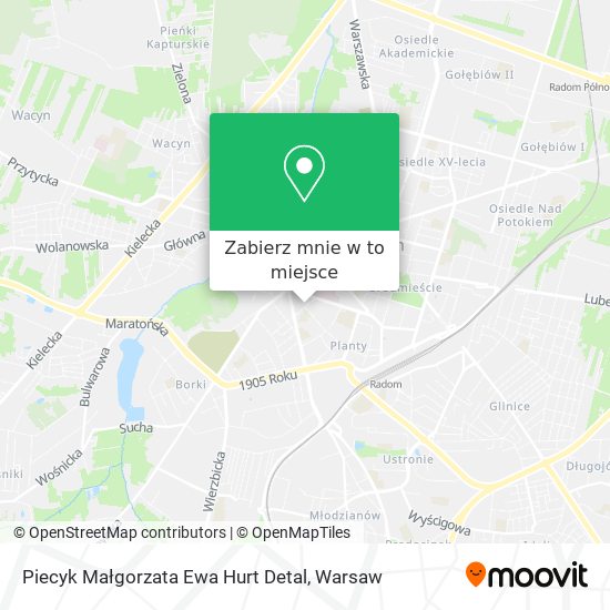 Mapa Piecyk Małgorzata Ewa Hurt Detal