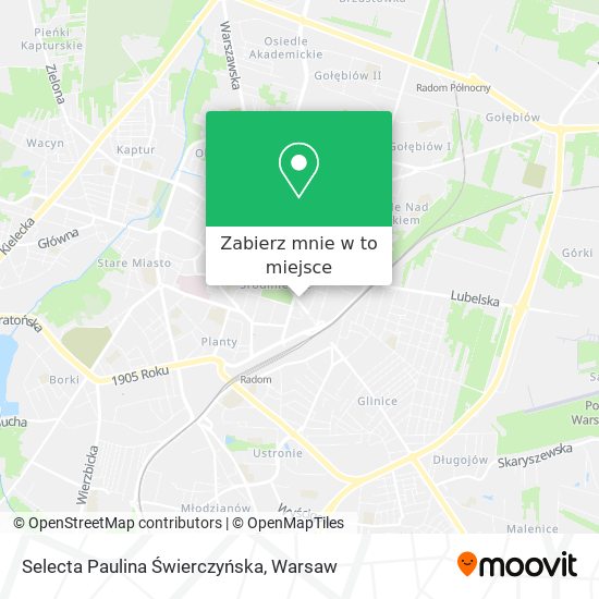 Mapa Selecta Paulina Świerczyńska