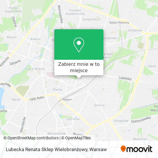 Mapa Lubecka Renata Sklep Wielobranżowy