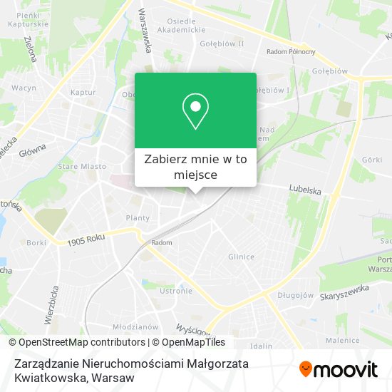 Mapa Zarządzanie Nieruchomościami Małgorzata Kwiatkowska