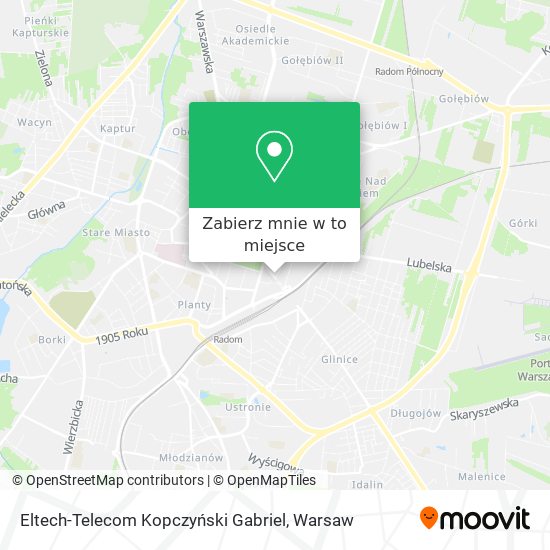 Mapa Eltech-Telecom Kopczyński Gabriel