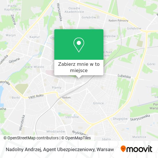 Mapa Nadolny Andrzej, Agent Ubezpieczeniowy